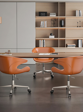 电脑椅旋转靠背休闲凳咖啡洽谈会议椅子现代简约设计师款932 806