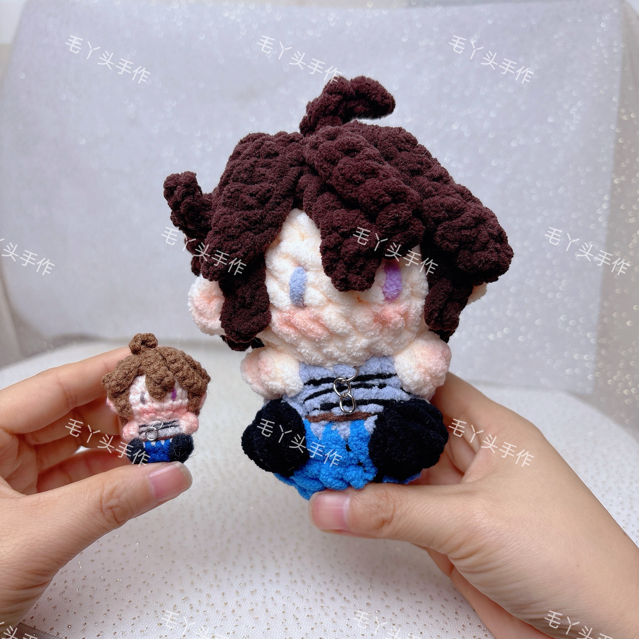 成品第五人格卢卡原皮巴尔萨囚徒纯手工毛线钩织大号软糖摆件挂件