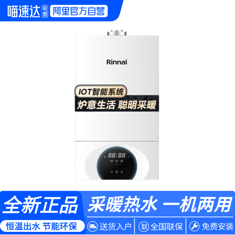 国家补贴林内燃气壁挂炉双智控生活热水家用地暖采暖炉锅炉C39