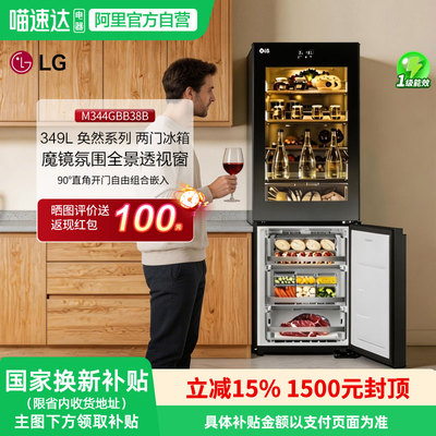 LG349升幻色魔镜电冰箱