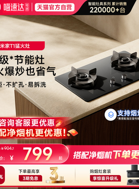 小米米家智能燃气灶T1天然气家用大火力1级能效5.2kW猛火灶05