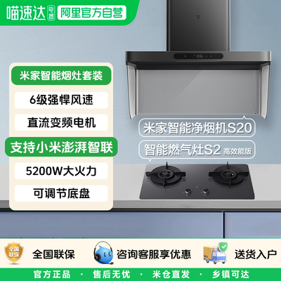 小米米家智能净烟机S20智能燃气灶灶高效能版S2套装 11