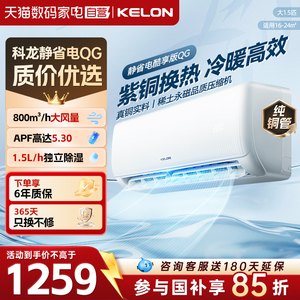 科龙空调静省电1.5匹挂机变频新一级能效家用卧室35QG