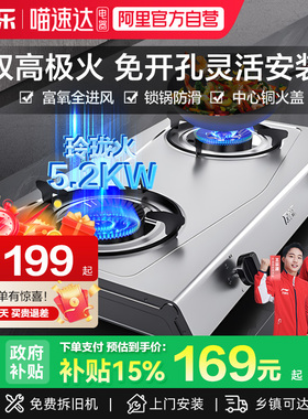 [政府补贴]万家乐ITB91燃气灶煤气灶家用双灶天然气液化气台式39