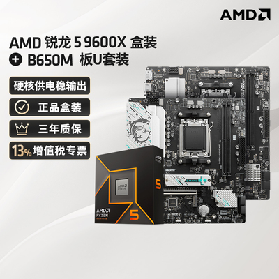 AMD锐龙59600X搭微星B650M套装