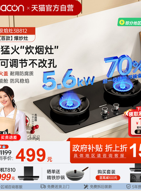 帅康3B812燃气灶天然气灶具大火力煤气灶家用厨房以旧换新补贴26