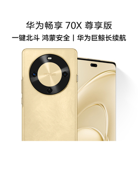 【自营】新品 华为畅享 70X 尊享版 6100mAh华为巨鲸长续航 麒麟8000芯片华为官方旗舰店鸿蒙智能