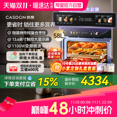 凯度GRpro微波炉微蒸烤一体机智能嵌入式五合一家用13