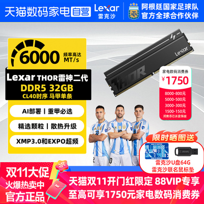 Lexar雷克沙内存条马甲