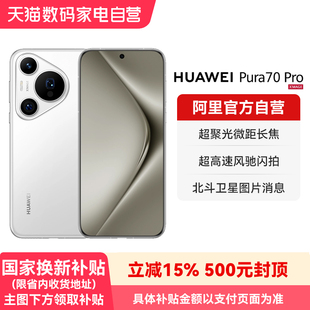 【阿里官方自营 国补15%】HUAWEI/华为 Pura 70 Pro超高速风驰闪拍 超聚光微距长焦 鸿蒙智能旗舰手机-178