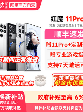 【官方自营 政府补贴6%】红魔11Pro+ 第五代骁龙8至尊版 8000mAh 脉动水冷引擎电竞游戏5G手机
