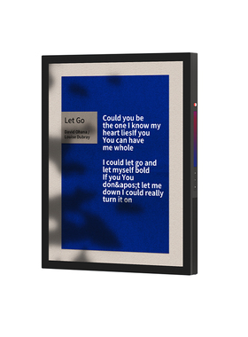 MORRORART T2 壁画歌词音箱悬浮字幕蓝牙音响