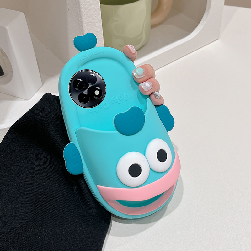 手机壳硅胶丑萌呆萌香肠嘴立体小丑鱼拖鞋