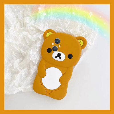 适用oppoa5手机壳a5pro卡通a97立体a3活力版a93s耳朵a91轻松熊a56可爱a72小熊a58趣味a11x情侣a2硅胶oppo软壳
