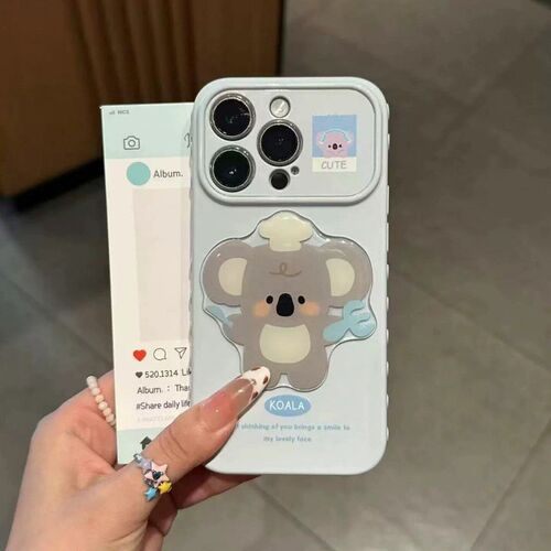 卡通立体考拉适用oppoa6pro手机壳a6max可爱a6i趣味a6gt英文a93s侧边a58x爱心a72a32大视窗a96a93女a56a55a3