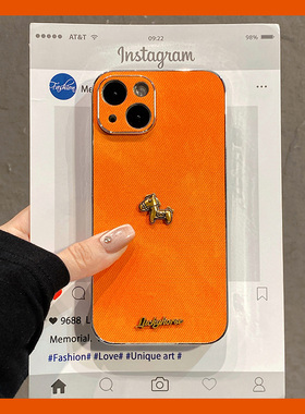 2026英文小马适用vivox300pro手机壳x200s橙色牛仔纹x100pro带x90挂绳x80新年x200promini卡通x70马年x60简约