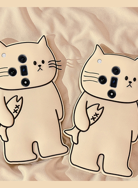 适用oppofindx8s+手机壳findx7ultra白色x6立体k13turbopro线条k12s小猫k11卡通k10小鱼k9趣味k5十创意硅胶软