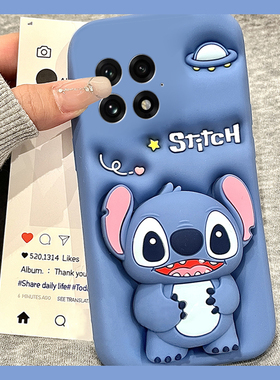 适用oppo一加ace5pro手机壳1+13t立体12蓝色ace3v史迪仔ace2支架11带挂件10挂绳9卡通8可爱7十oneplus趣味软p