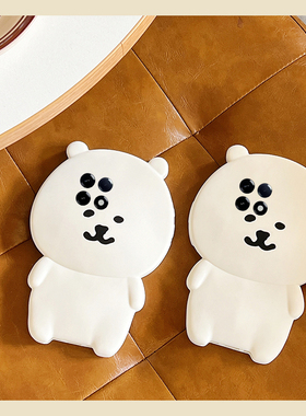 适用小米红米k80手机壳k80至尊版k70pro+卡通turbo3十k60e立体k50白色k40自嘲熊k30i带挂绳k20可爱12c趣味女p