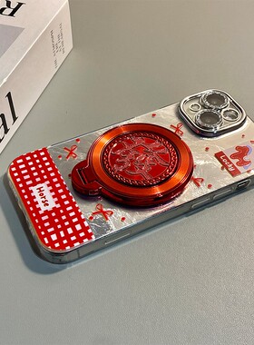 2026旋转发财支架适用oppoa6max手机壳a6gt马年a6i新年a5pro红色a3x潮牌a2m冰川纹a53s硅胶a32a72女a97a58a16