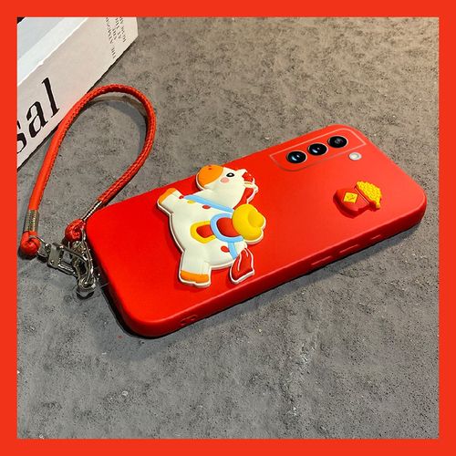 手机壳硅胶2026马年马上有钱手绳