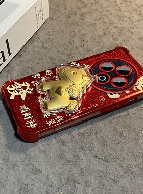 2026马上有钱适用vivoiqooneo11手机壳iqoo15新年y500pro暴富y300por+小马y300i卡通十vivo红色iq00neo闪粉女