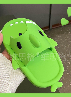 适用oppok1手机壳r15x卡通r17pro立体r15鲨鱼r11s拖鞋r11可爱r9s趣味r9plus绿色k1创意oppo硅胶por软壳手机套