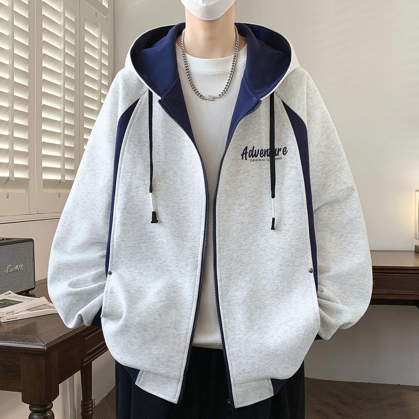 春秋季新款棒球服外套男高中初中学生帅气夹克青少年大童男装上衣