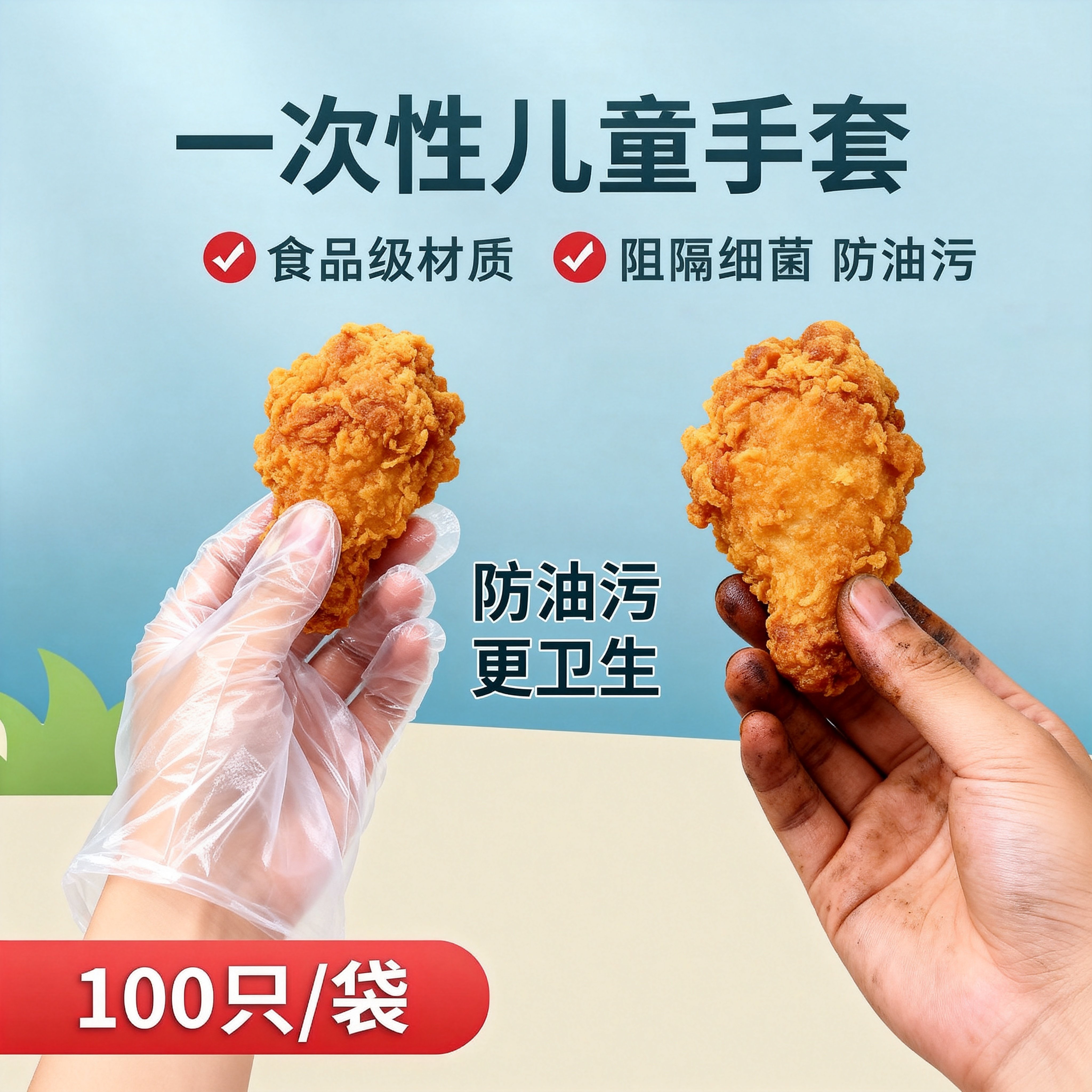 【热卖推荐】儿童一次性手套