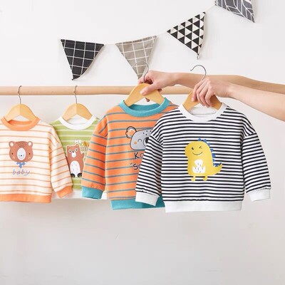 Children's Sweaters Baby Boys Hoodies Toddler Girls Spring A