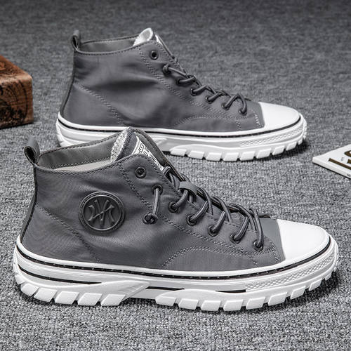 Men's  Shoes Male High Top Casual Espadrilles British Style