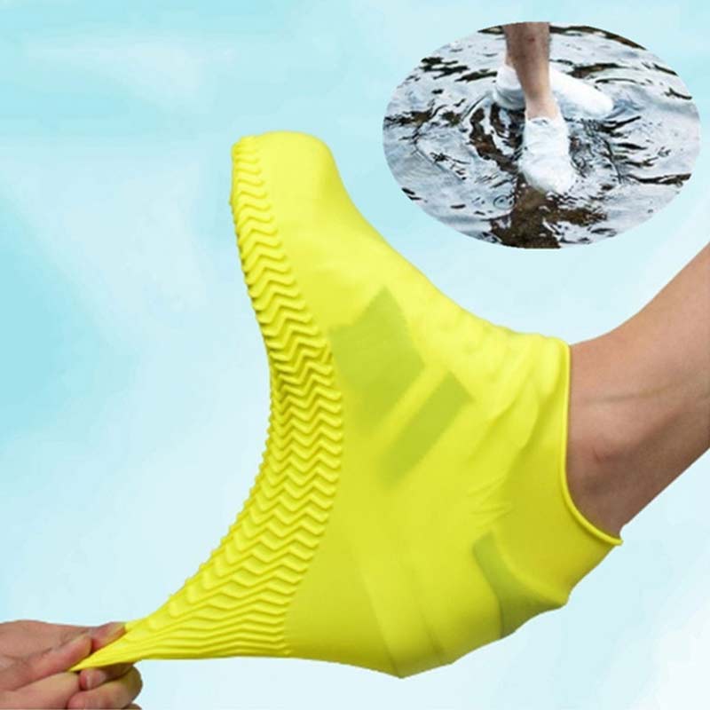 Vintage Rubber Boots Reusable Latex Waterproof Rain Shoes Co