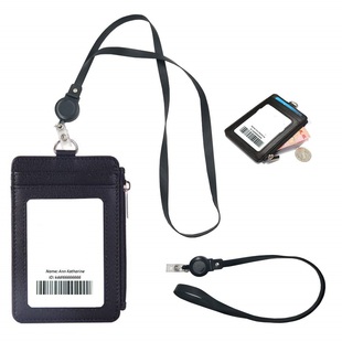Work Wome Badge Cover Retractable Card Name Lanyard Business