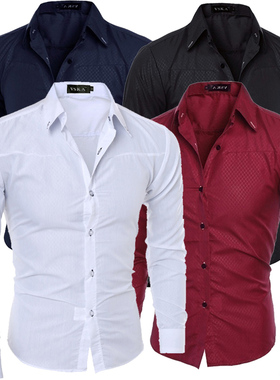 Mens Shirts  Mens Dress Shirts for Men  Office Business Casu