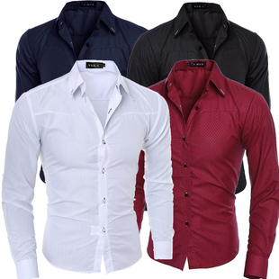 Mens Shirts Mens Dress Shirts for Men Office Business Casu