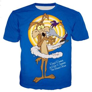 New Roadrunner & wile e coyot series t shirt men women 3D pr