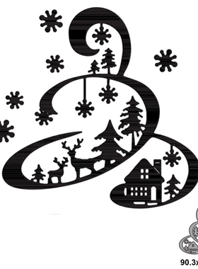Christmas e snowflak Animal Deer  Frame Metal Cutting Dies F