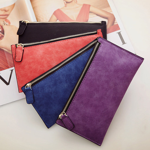 Women's Purse Ladies Wallet Long Money Bags Simple Style Coi