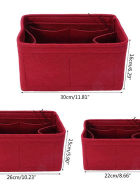 Felt Insert Bag Makeup Handbag Organizer Travel Inner Purse