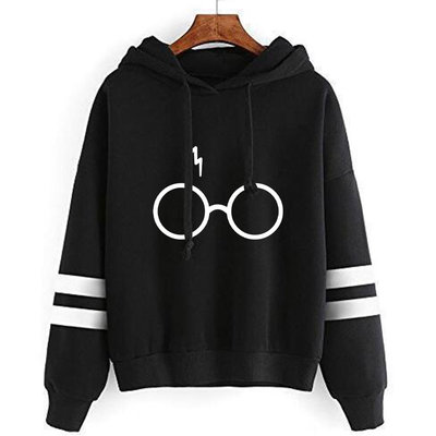 HARRYS Glasses Printed Sweatshirt Hoodies Women/Men Casual H