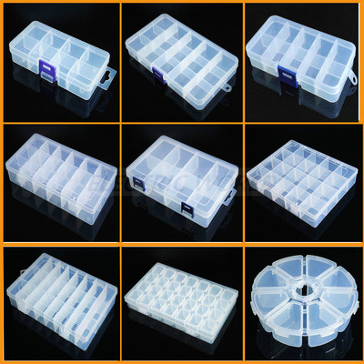 Plastic box Container Screw Holder Case Practical Compartmen