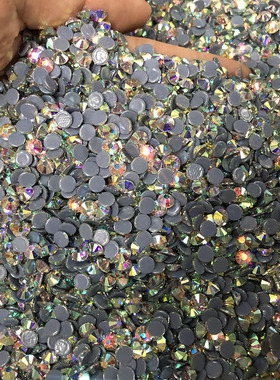 Top Quality Luxe Clear Hotfix Rhinestones Super Shine Glass