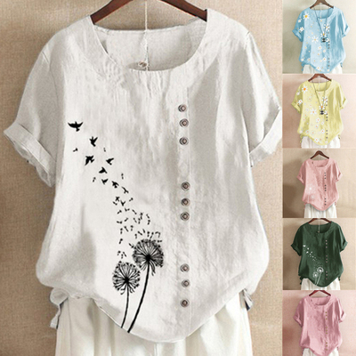 Brand Blouses Woman Clothing Summer Office Lady Big Size Tun