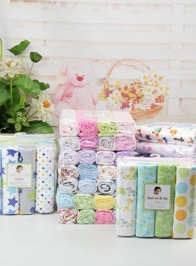 76*76 4Pcs/Lot Muslin Cotton Flannel Baby Swaddles Soft Newb