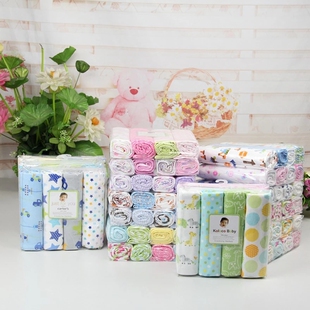 76*76 4Pcs/Lot Muslin Cotton Flannel Baby Swaddles Soft Newb