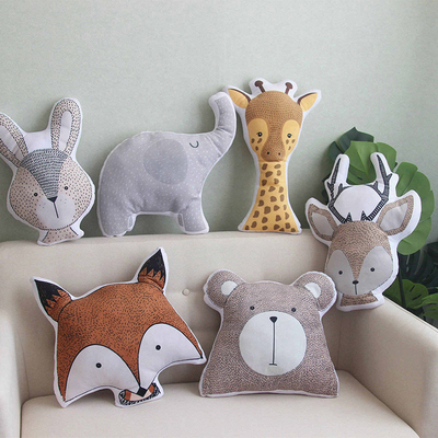 Baby Elephant Fox Deer Bear Giraffe Rabbit Soft Stuffed Plus