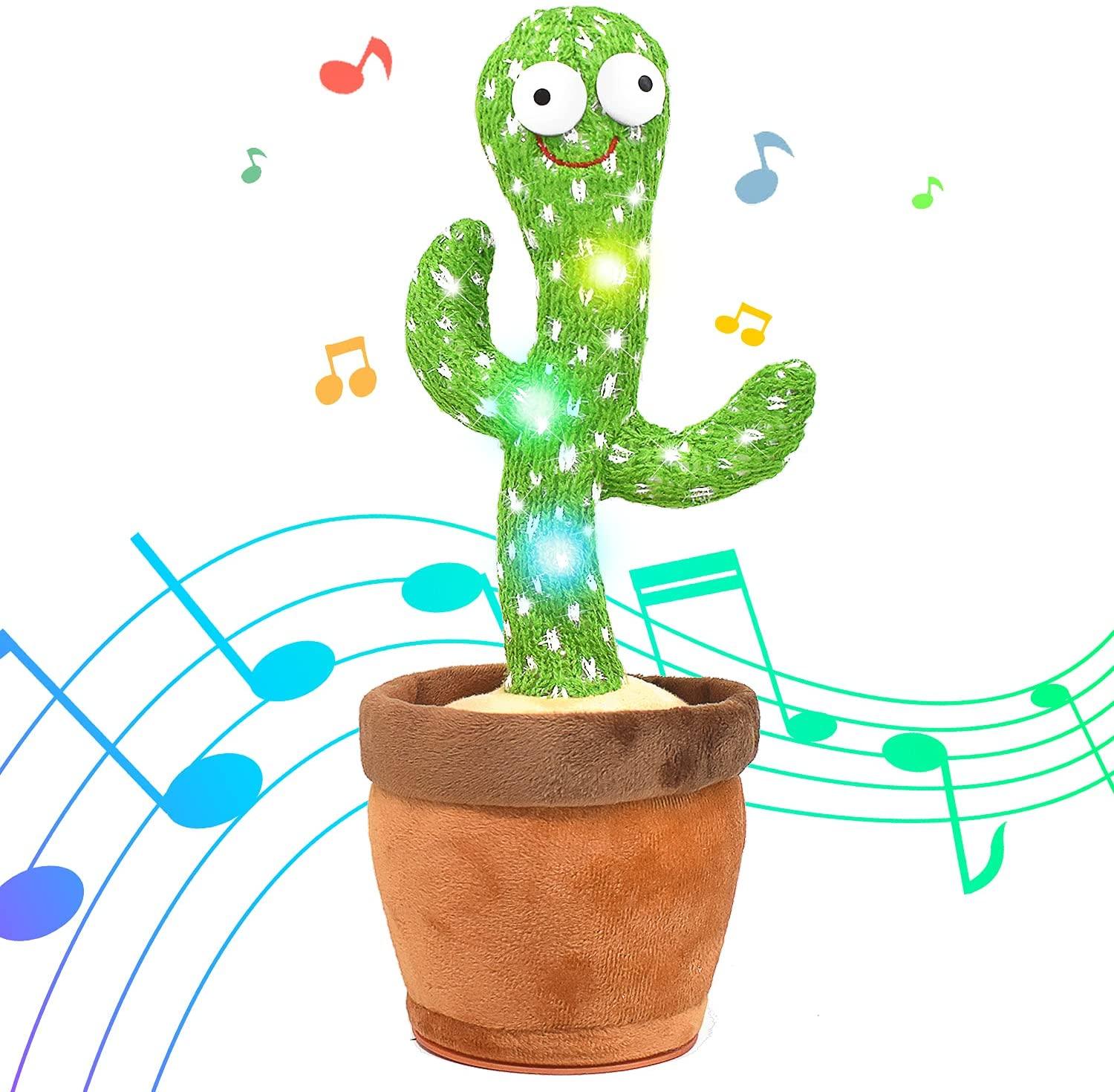 Dancing Cactus Toy Electronic Shake Dancer Cactus Toy Soft R