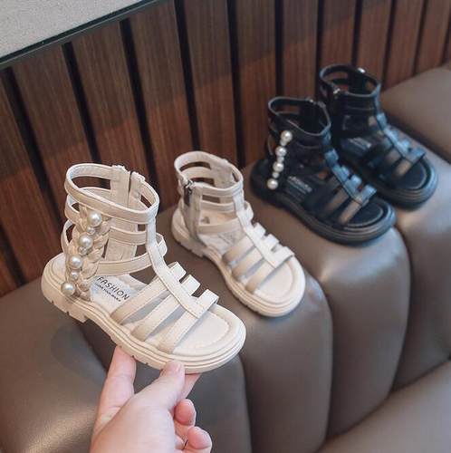 Summer fashion Roman children sandals High-top kids girls gl