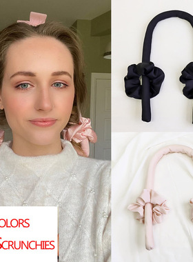 Lystrfac Slik Satin Heatless Hair Curler Headband for Women