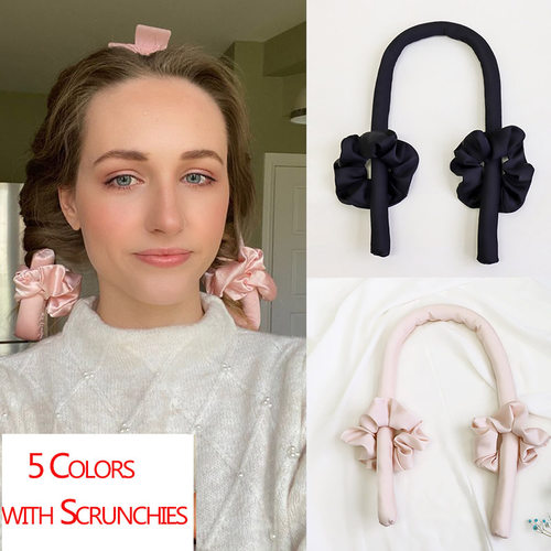 Lystrfac Slik Satin Heatless Hair Curler Headband for Women